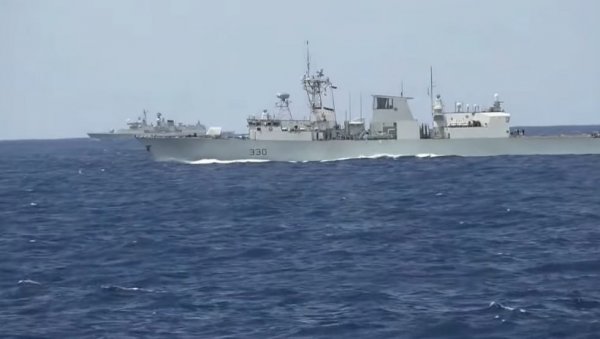 ХАОС НА ЦРВЕНОМ МОРУ: Грчки војни брод пресрео дронове Хута
