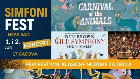 DVA DANA  ZA ČAROBNE  SIMFONIJE : Novi Sad priprema prvi festival klasične muzike za decu