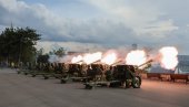 ДАН ПОБЕДЕ: На Калемегдану изведена почасна артиљеријска паљба (ФОТО)